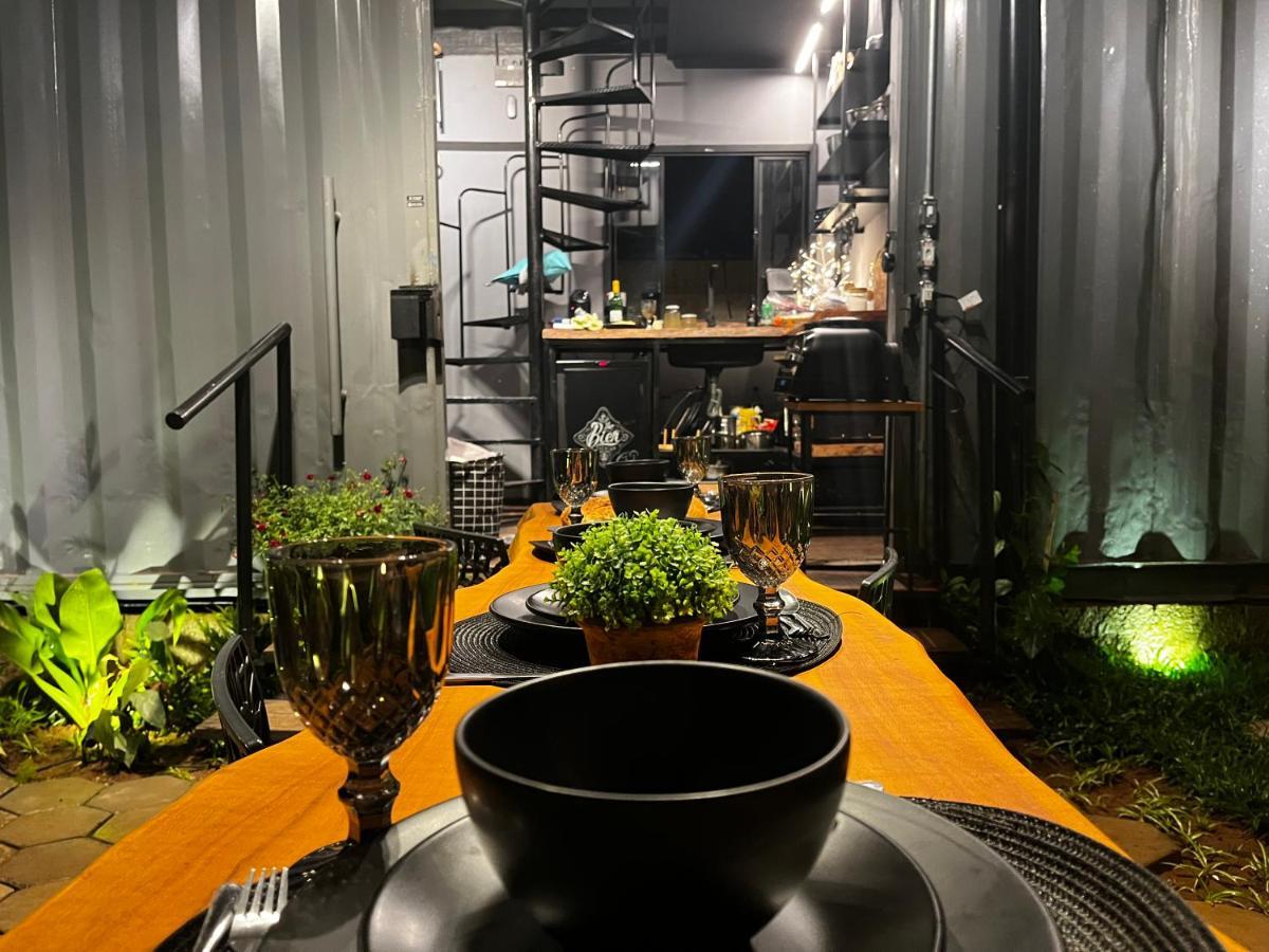 Container-Spa Quente, Projetor Cine, Lareira, Churrasqueira-20Km De Brotas Torrinha Zewnętrze zdjęcie